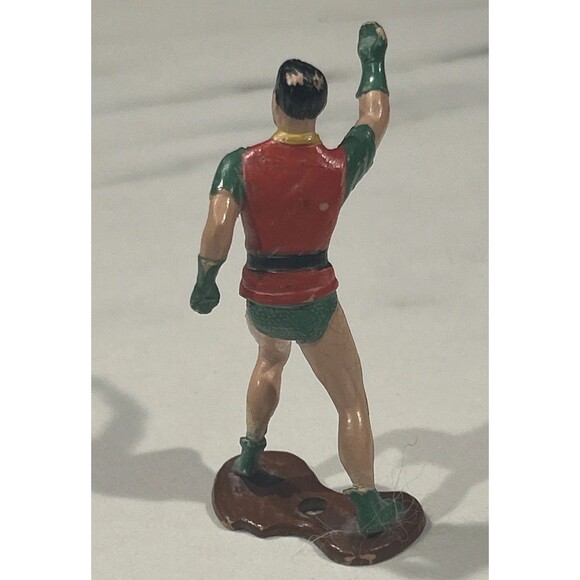 Vintage 1966 IDEAL DC COMICS Robin Justice League Playset 3" Figure - Picture 3 of 5
